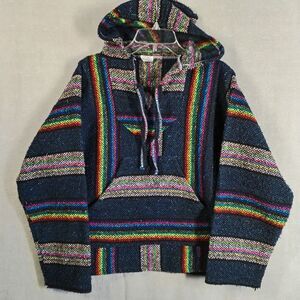 La Casa De Del Sarape Small? Knitted Poncho Baha Hoodie Alejandro Cruz‎ Flores